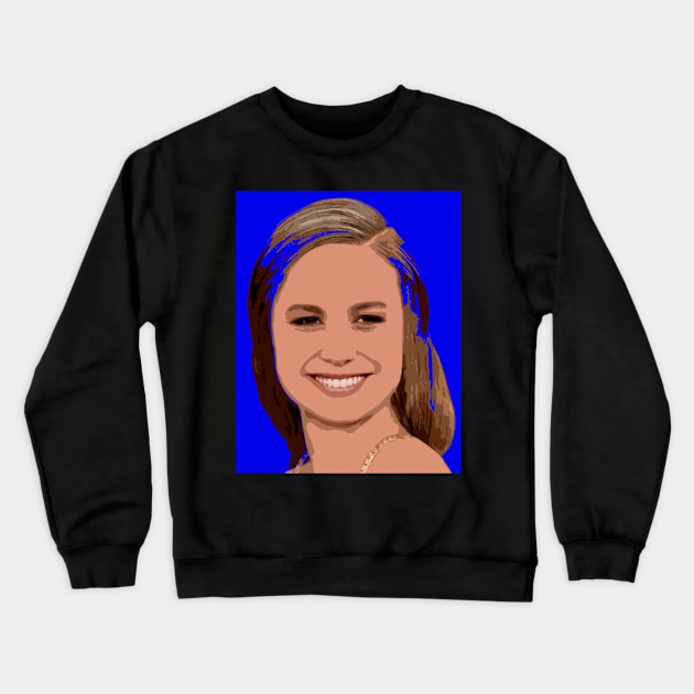 brie larson Crewneck Sweatshirt by oryan80